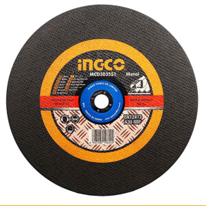 Abrasive metal cutting disc