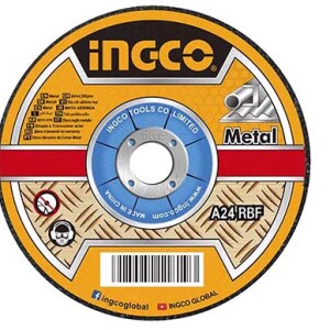 Abrasive metal cutting disc