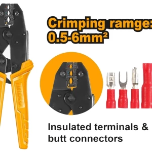 Ratchet crimping plier