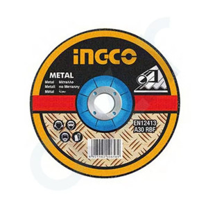 Abrasive metal cutting disc